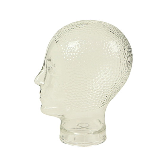 Image 1 of Vintage Glazen Hoofd Mannequin