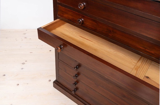 Image 1 of Grote archief- of tekenkast, begin 20e eeuw