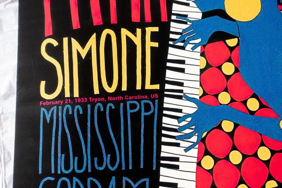 Image 1 of Nina Simone, one of the greatest Divas in Jazz history - Poster 50x70 cm