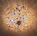 Large Murano glass grape ceiling lamp (37 CM.)