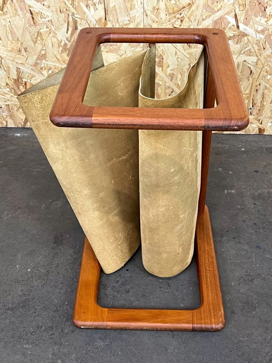 Image 1 of 60's 70's Porte-revues Aksel Kjersgaard Teck & daim