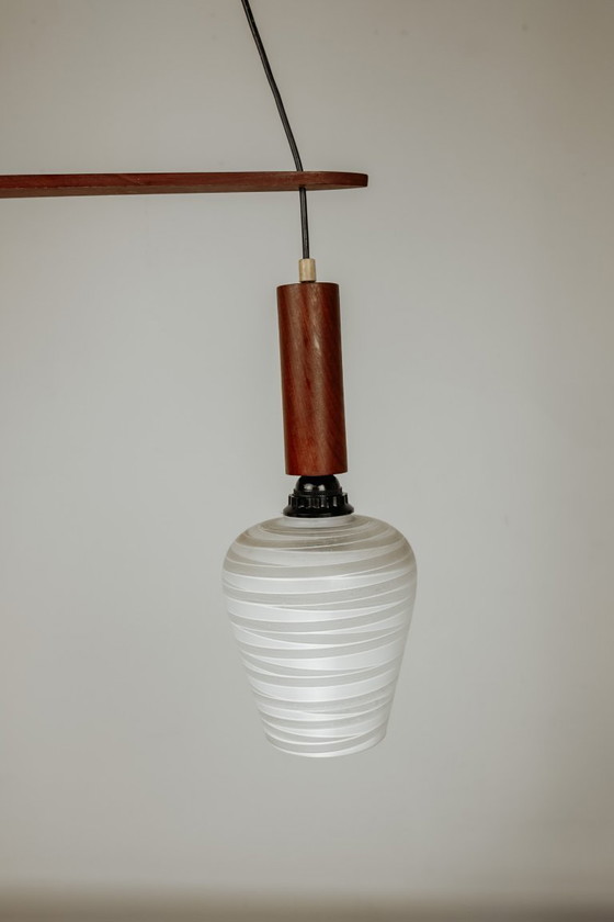 Image 1 of Vintage mid century modern hanglamp