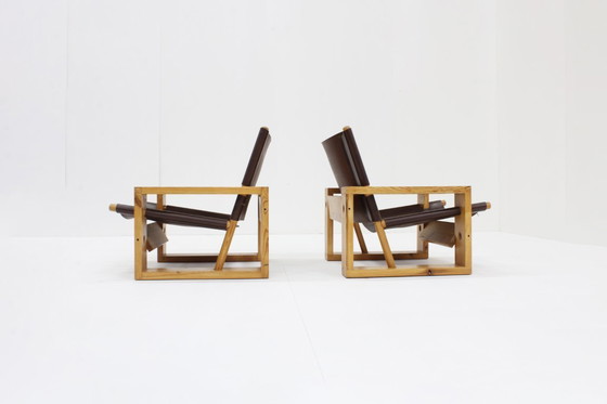 Image 1 of Fauteuils vintage Ate van Apeldoorn Houtwerk Hattem 1960