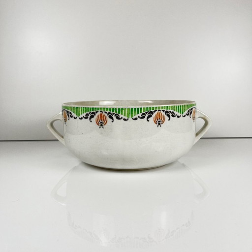 Plat/soupe « Maroussia » de Sarreguemines, début du XXe siècle