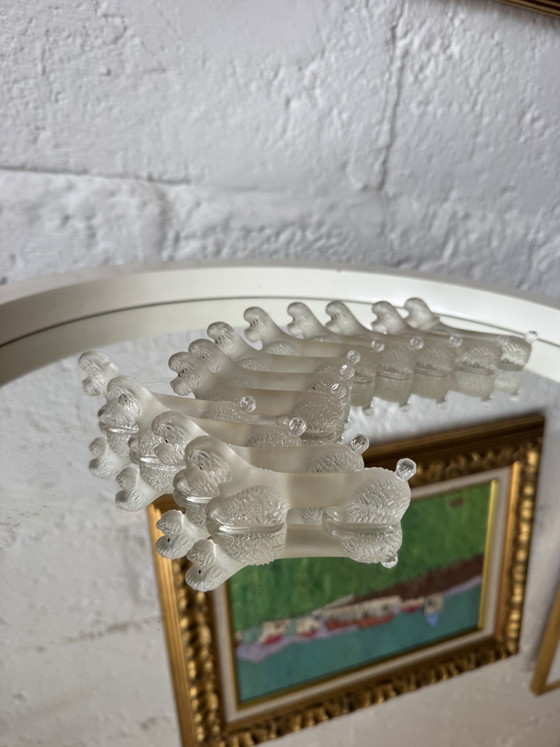Image 1 of Art Deco Glass Poodle Knife Holder