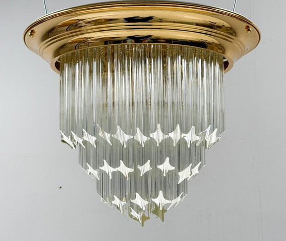 Image 1 of Ceiling light/lamp by Paolo Venini, Asta Quadrilobo, Murano glass, Italy, 1960s