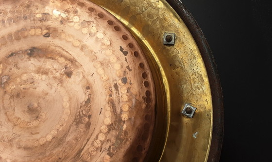 Image 1 of Antieken , koperen wasteil , 1920 , goede staat