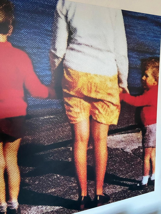 Image 1 of Giclee print on canvas, wooden frame