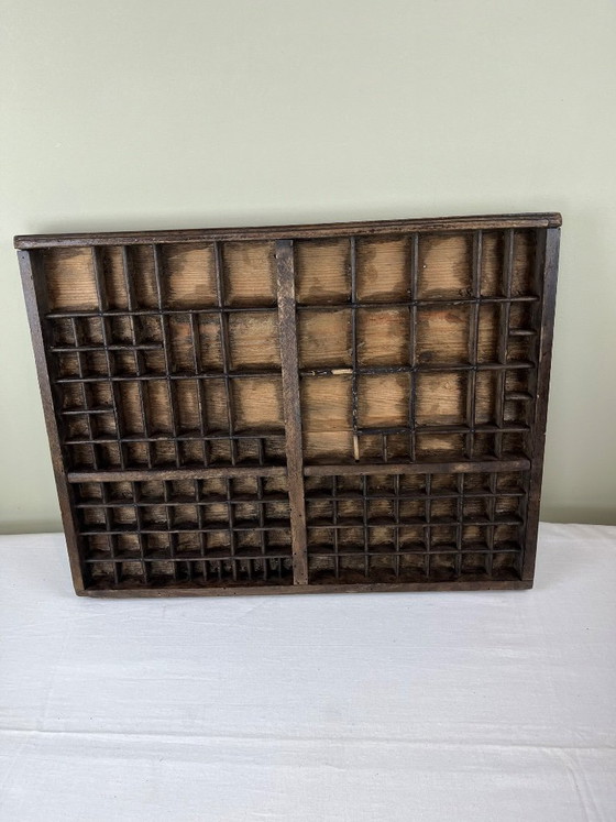 Cassetto da tipografia – Decorazioni murali, Legno (photo 5 of 6)