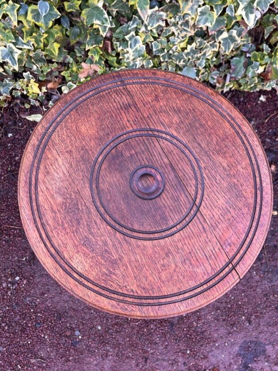 Image 1 of Beistelltisch, Holzsockel