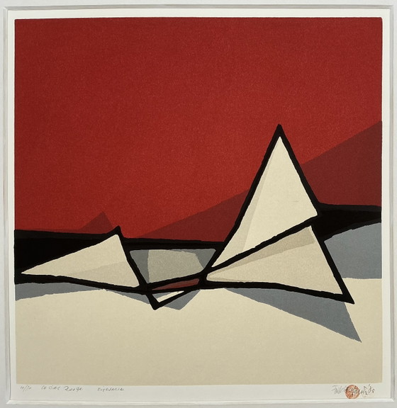 Image 1 of Fon Klement - Le Ciel Rouge, Planche typographique