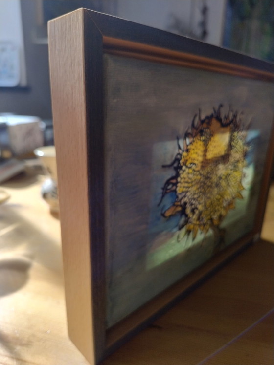 Tournesol – Kitty Blom, Peintures et dessins, Wood, Canvas (photo 9 of 11)