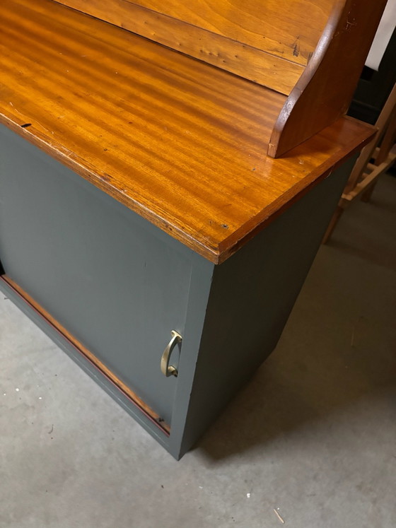 Vaisselier vintage / meuble d'école – Bois (photo 5 of 9)