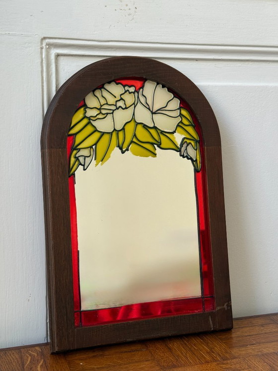 Kleine spiegel in Tiffany-stijl – Hout (photo 2 of 6)