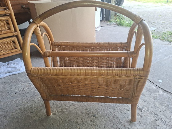 Bohemian Vintage Set – Opbergkast, Rattan, Bamboo (photo 14 of 15)