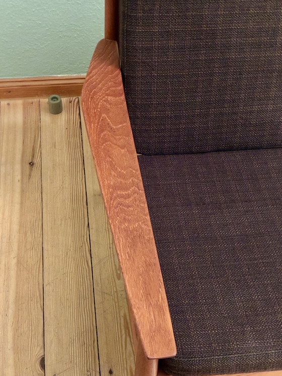 Divano Lounge Vintage Arne Vodder 2 posti / Teak / Glostrup Anni '60 Danese – Divani 2 posti, Wood (photo 7 of 8)