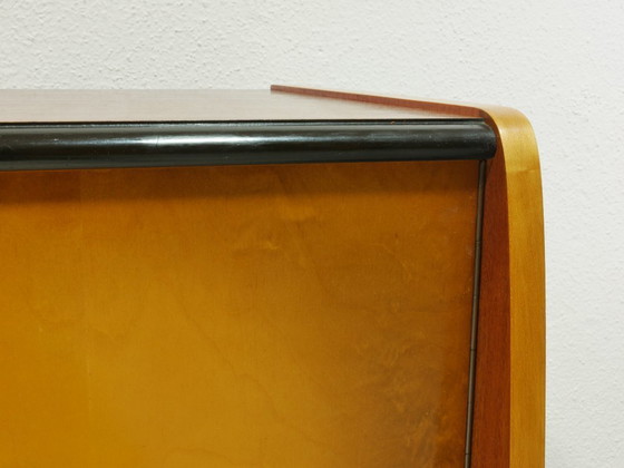 Image 1 of Buffet vintage, années 60, Allemagne - Placage noyer & bouleau