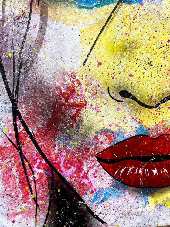 Image 1 of GONGAS - Addicted - Artist canvas - Unique