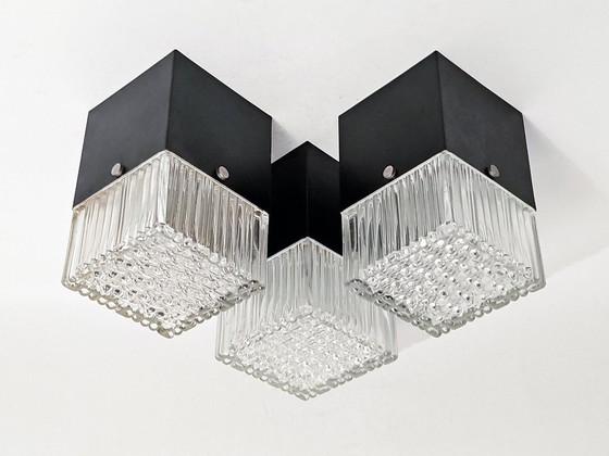Image 1 of ceiling lights cube shape 60s/70s