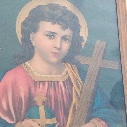 Antique religious frame