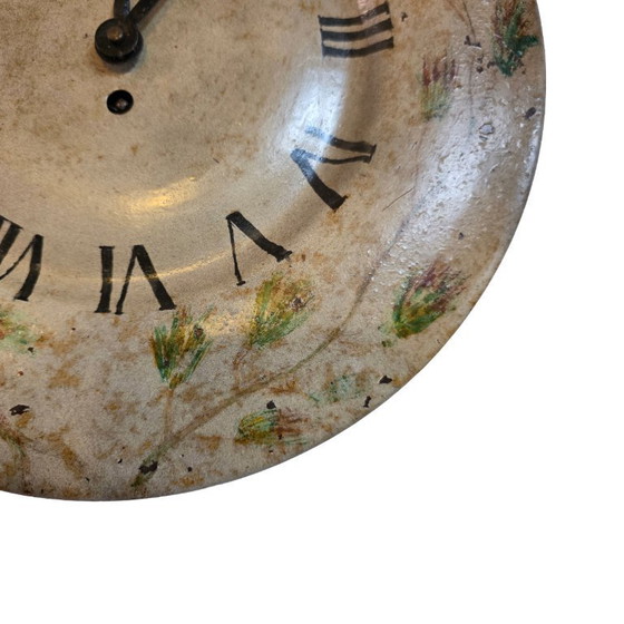 Image 1 of Horloge de cuisine ancienne peinte Japy, fin du 19ème siècle