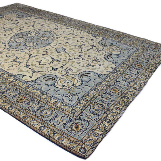 Image 1 of Handgeknoopt Perzisch tapijt Keshan Patina 360X247