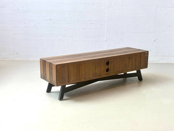 TV-meubel TAMATI, gemaakt van massief grenenhout, 2010 – tv-meubelen, Wood, Vintage (photo 14 of 14)