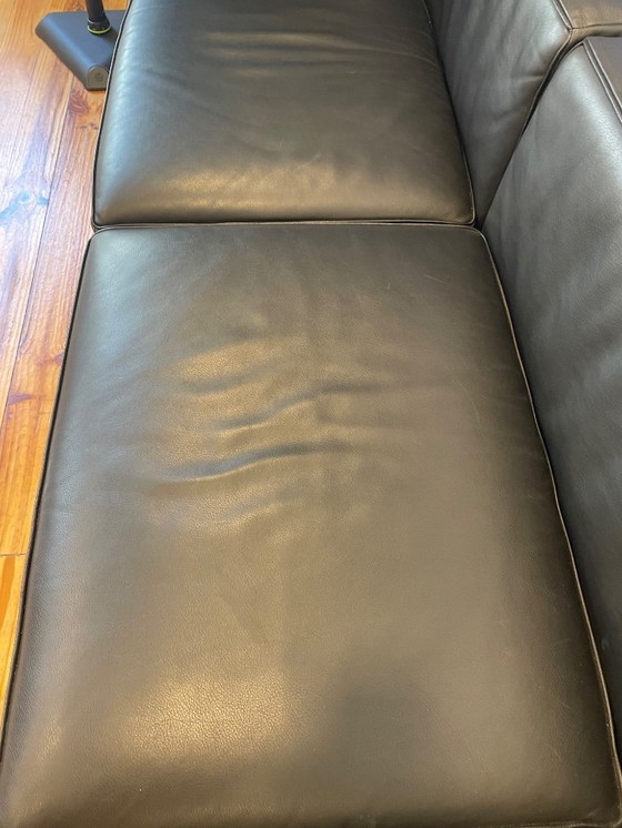 Image 1 of Divano LC3 Cassina – pelle nera – Le Corbusier / Perriand – 3 posti