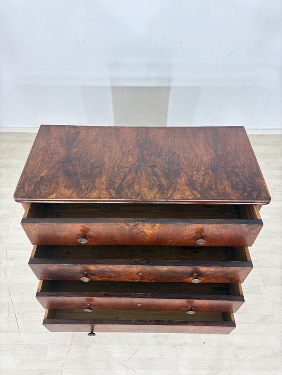 Image 1 of Commode Biedermeier, meuble de toilette, armoire, meuble de salon, antiquité, vers 1900