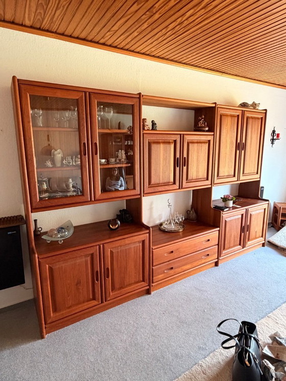 Image 1 of Dyrlund teak wall unit for sale