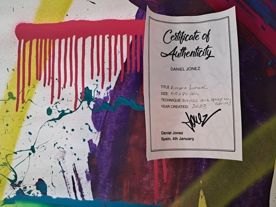 Image 1 of Daniel JONEZ - Aurora Boreal - Toile d'artiste