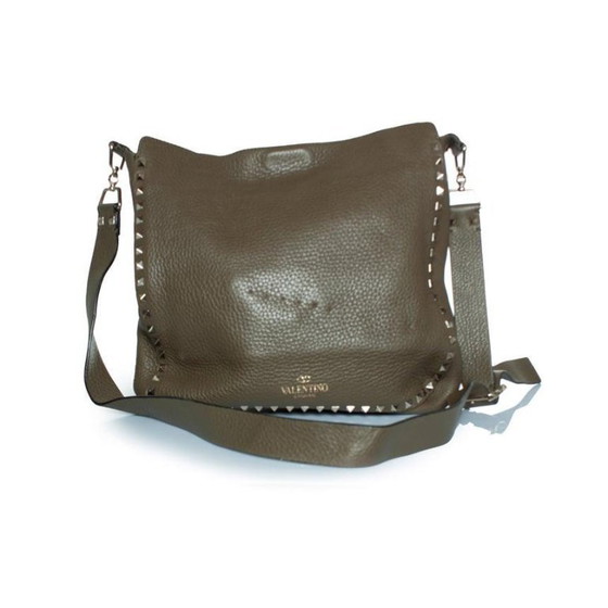 Image 1 of Valentino Garavani, Rockstud hobo messenger bag