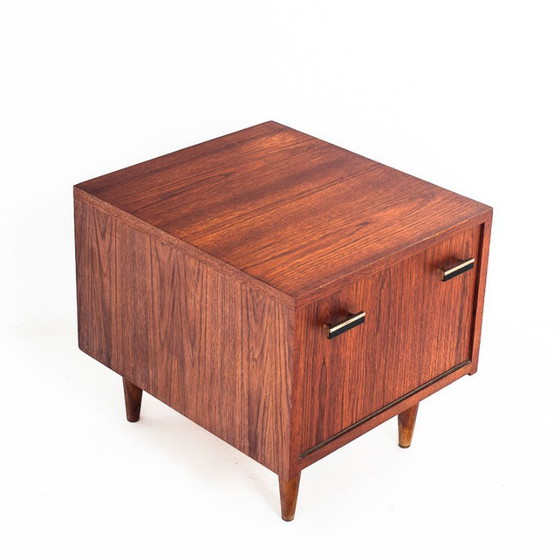 Vintage teakhouten nachtkastje in Scandinavische stijl - Frankrijk, jaren 60 – Bijzettafels, Wood (photo 3 of 11)