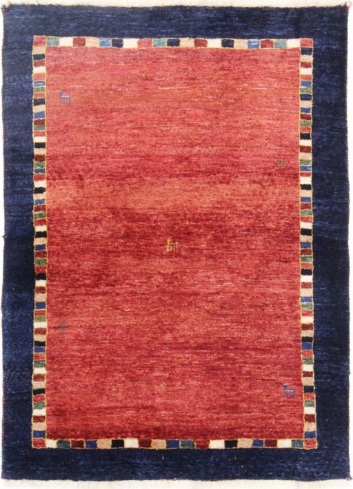 Original Modern Perser Gabbeh Woll Teppich 147 x 103 cm Top Zustan