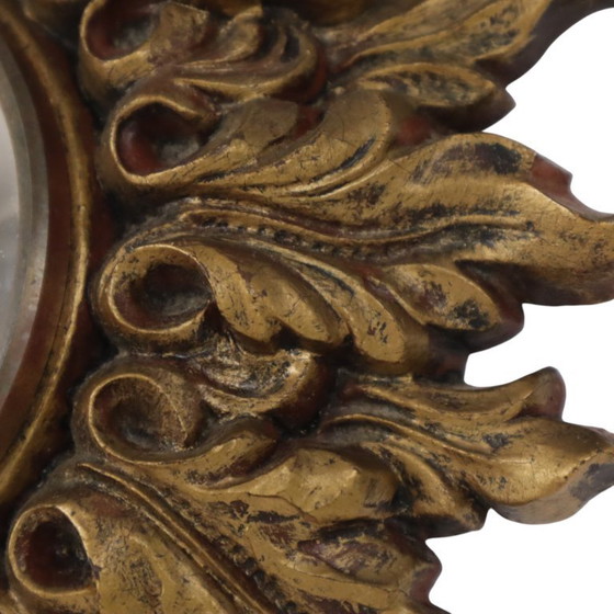 Image 1 of Kleine Italiaanse Zonnespiegel Sunburst Rococo Stijl 24cm
