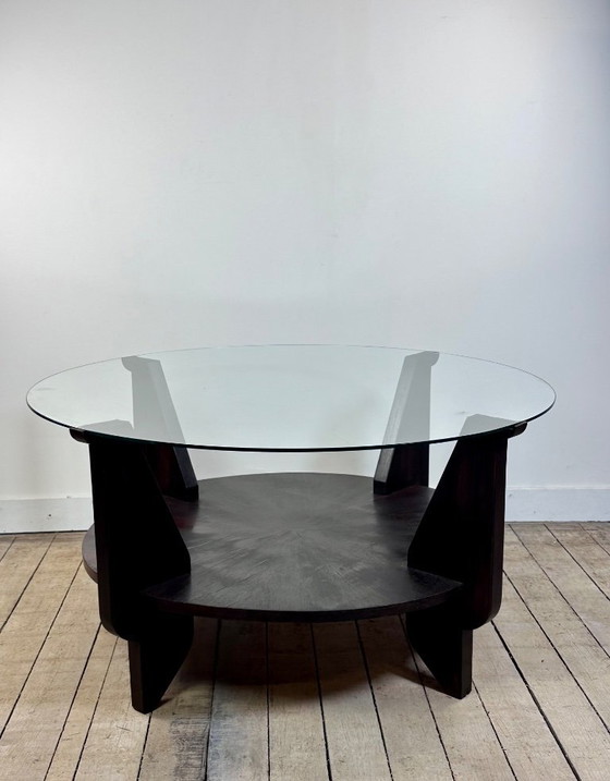 Image 1 of Art Deco mahogany coffee table 1930