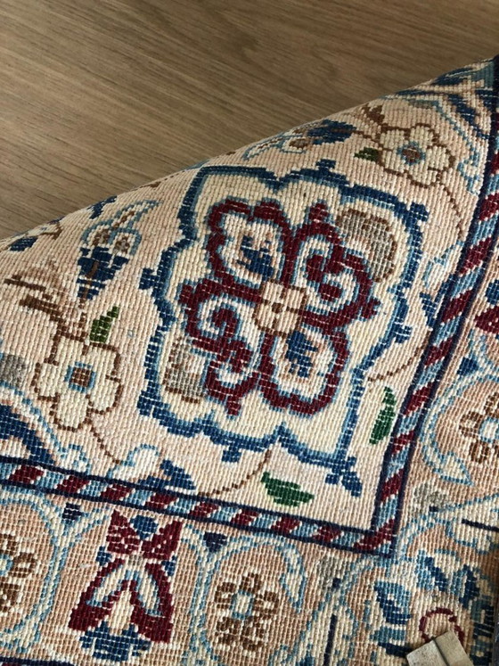 Small certified hand-knotted Nain Persian rug 123 × 87 cm, Rugs & carpets, Textile, Blue (photo 2 of 5)