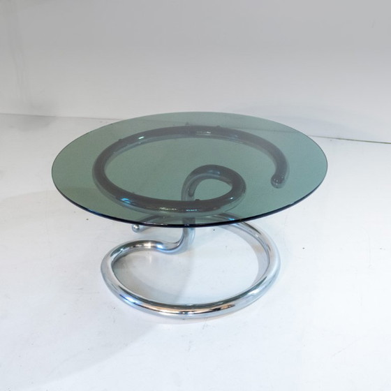 Image 1 of 1x Table basse « Anaconda » style Space Age, Paul Tuttle par Strassle, années 1960