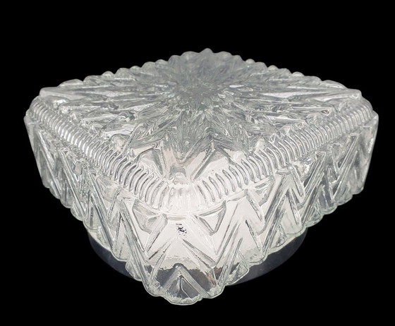 Image 1 of 2027 Vintage Glass Ceiling Light