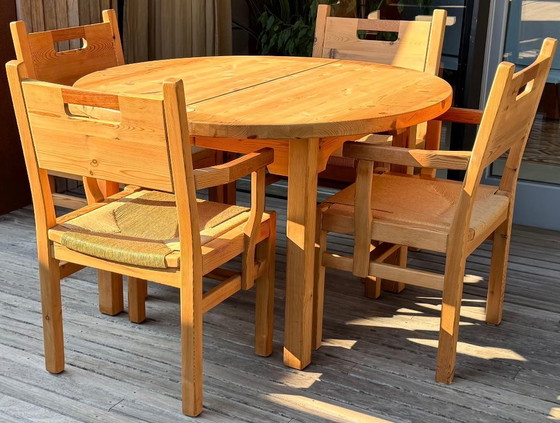 Image 1 of Set da pranzo Tage Poulsen/GM Møbler/CJ Rosengaarden