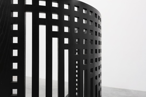 Image 1 of Pair of black Mackintosh Willow chairs by Atelier International, Italy 1980s