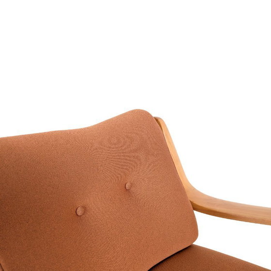 Image 1 of Originele Knoll Antimott fauteuil, vintage design, fauteuil uit het midden van de 20e eeuw.