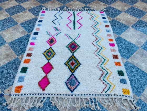 Authentic Handwoven Berber Moroccan Rug 200cmx280cm – Rugs & carpets, Cotton (photo 9 of 10)
