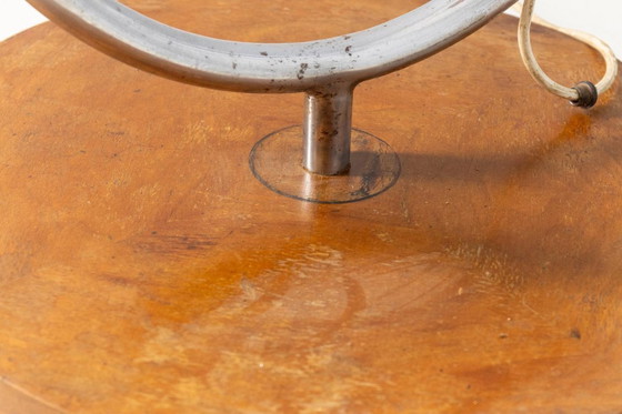 Image 1 of Lampada da terra con tavolino, Jindřich Halabala, anni '30-'40, Cecoslovacchia