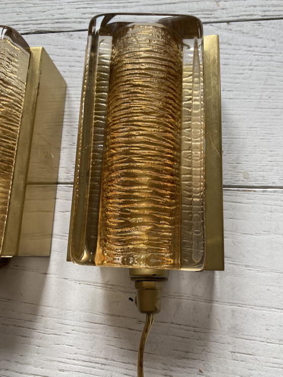 Image 1 of Applique in vetro e ottone. Vitrika