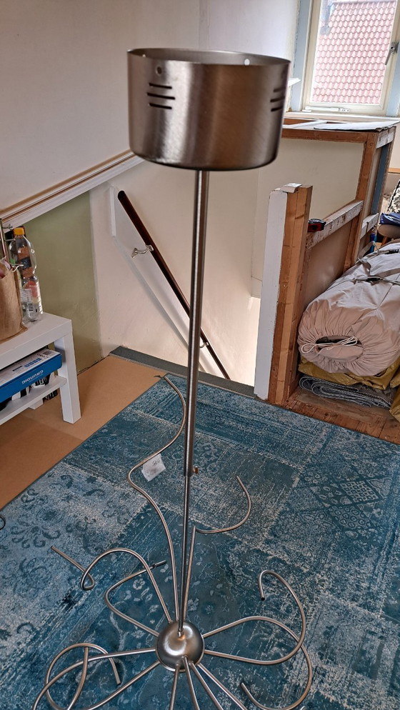 Image 1 of Beautiful 12-arm pendant lamp matte chrome