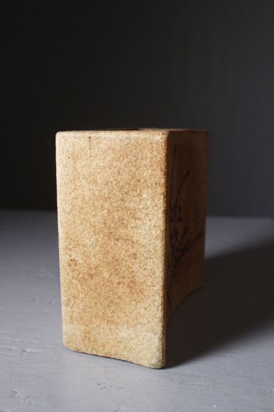 Raymonde Leduc à Vallauris - Stoneware Herbarium Vase 1970s – Ceramic (photo 7 of 9)
