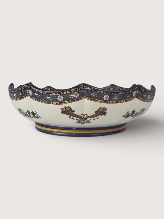 Melon dish in Gien earthenware, 19th century – Bowls, Porcelain, Renaissance (photo 7 of 12)