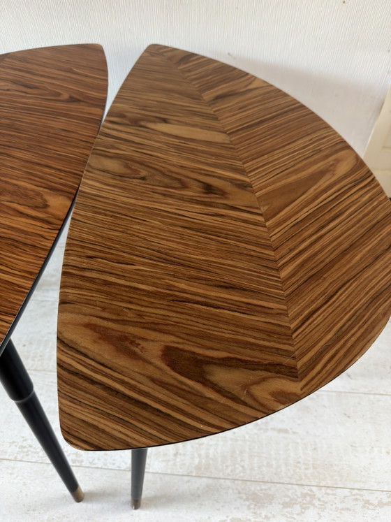 2 tables d'appoint IKEA LÖVBACKEN – Metal, Wood (photo 4 of 15)