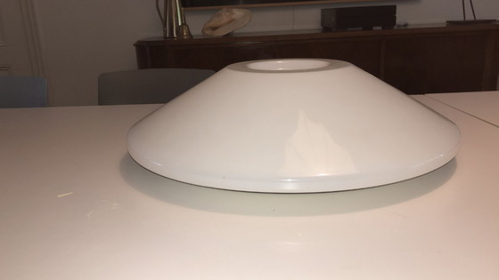 Image 1 of Rare XL iGuzzini "Bolla" Triangle Ceiling/Wall Lamp – 54cm – Italian Mid-Century